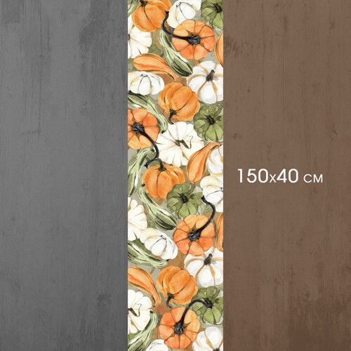Доріжка на стіл Урожай гарбуза 150x40 см (DR__23S020) | Зображення 1