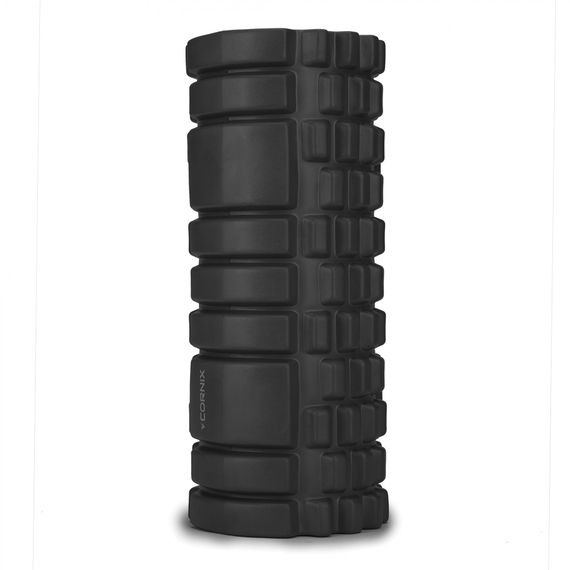 Масажний ролик Cornix EVA 33 x 14 см (валик, ролер) XR-0029 Black | Зображення 2