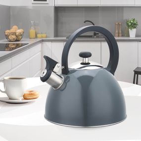Чайник із свистком Maestro MR-1302-GREY 2.5 л сірий
