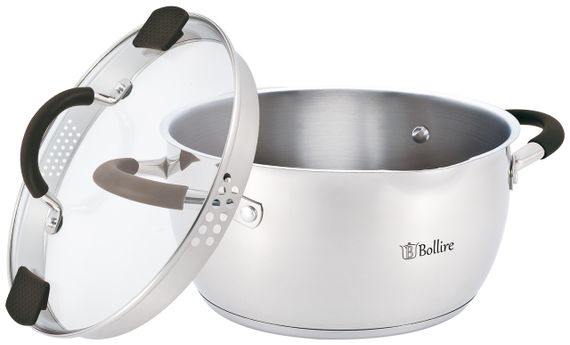 Каструля зі зливом TRENTO BOLLIRE 4.7 л 24 см | Зображення 1