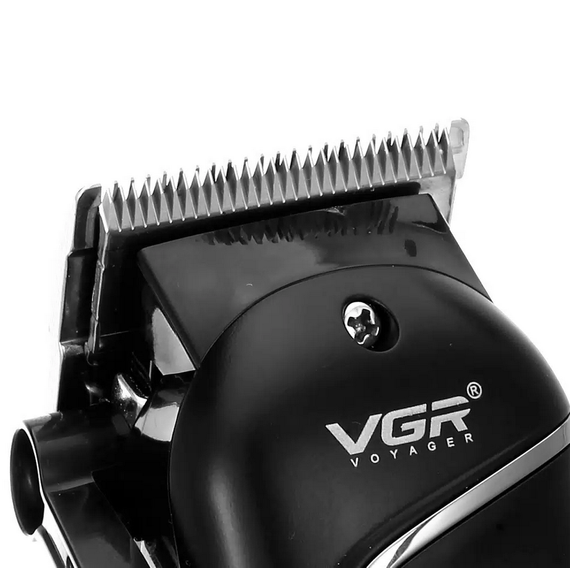Акумуляторна машинка для стрижки з 4 насадками VGR V683, Чорна (234569401_527) | Зображення 6