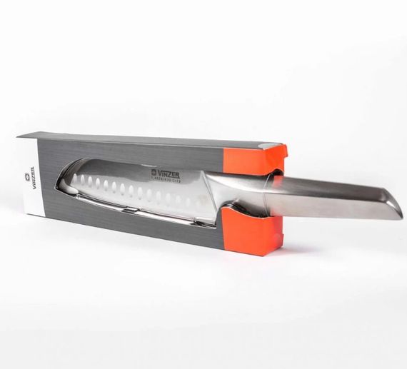 Ніж Santoku Vinzer Geometry line VZ-50294 17,8 см | Зображення 1