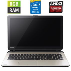 Ноутбук Б-класс Toshiba Satellite L50-B-1DR / 15.6" (1366x768) TN / Intel Core i5-4200U (2 (4) ядра по 1.6 - 2.6 GHz) / 8 GB DDR3 / 128 GB SSD / AMD Radeon R5 M230, 2 GB DDR3, 64-bit / WebCam б/у