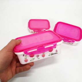 Комплект пластикових судків UNIQUE UN-1511. Колір: рожевий FO-46