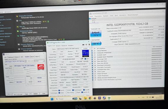 Ігровий ноутбук Dell Precision 7540 / 15.6" (1920x1080) IPS / Intel Core i7-9850H (6 (12) ядер по 2.6 - 4.6 GHz) / 16 GB DDR4 / 240 GB SSD / AMD Radeon Pro WX 3200, 4 GB GDDR5, 128-bit / WebCam б/в | Зображення 9