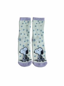 Дитячі махрові шкарпетки для дівчинки Peanuts 35-38 р Білі (24101618)