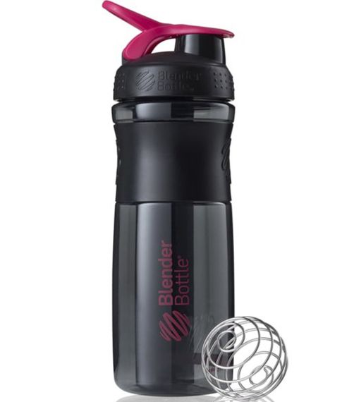 Спортивний шейкер (пляшка) BlenderBottle SportMixer Flip 28oz/820ml Black/Pink | Зображення 1