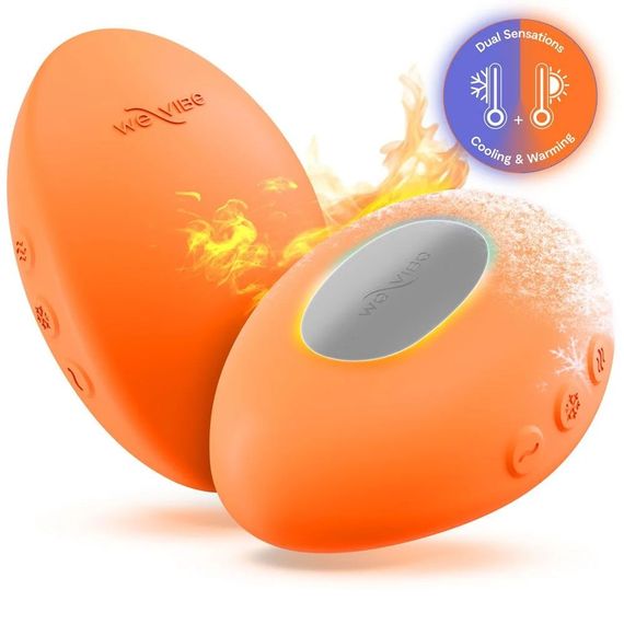 Кліторальний вібратор We-Vibe Temp Tangerine з функцією нагрівання та охолодження, помаранчевий Sex Aura | Зображення 1