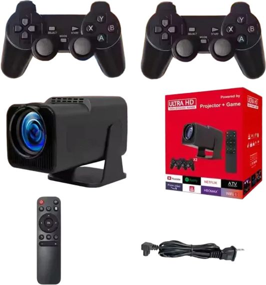 Проектор HY320MAX з іграми та джойстиками на базі Android 11 (45554-HY320MAX_2640)