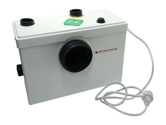 WC Lift 100 Насос каналізаційний 0,6kW, 3in+1out, 240л/хв., до t.90°С toНасоси