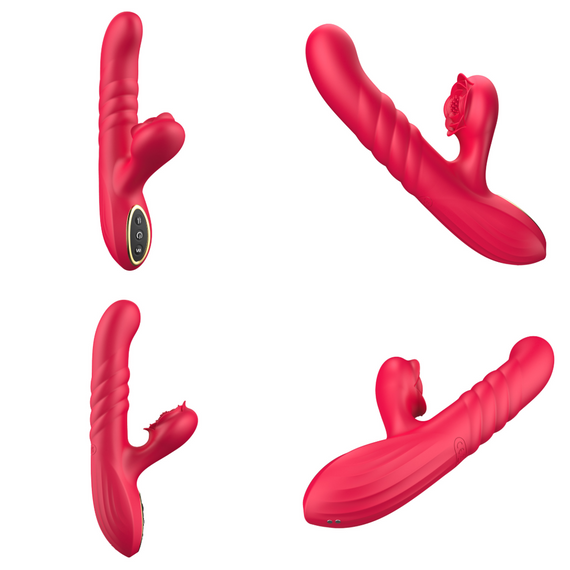 Вибратор - Erospace Sweet Play G-Spot Vibrator With Thrusting A2 Sex Aura | Зображення 4