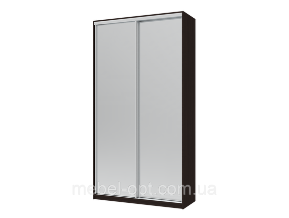 Шафа купе Сіті Лайт Doros Венге 2 Дзеркала 120х60х225 (240040)