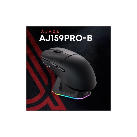 Мишка Ajazz AJ159PRO Wireless/Bluetooth/USB Charging Dock Black (AJ159-PRO-B) | Зображення 3