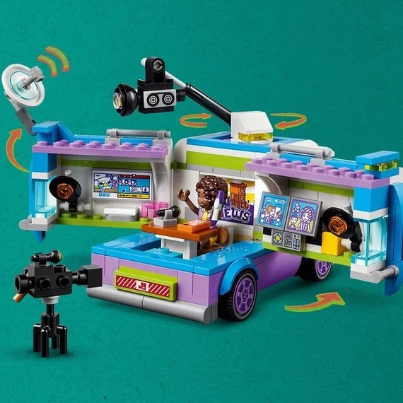 Конструктор LEGO Friends Фургон редакции новостей 446 деталей (41749) ff | Зображення 5