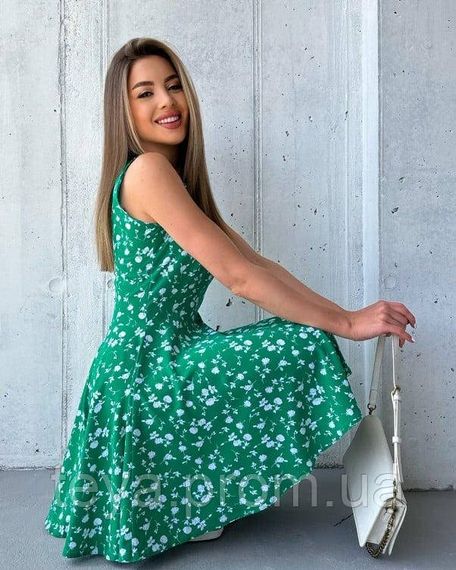 Платье для женщин цвет зеленый размер M FI_007869 | Зображення 1