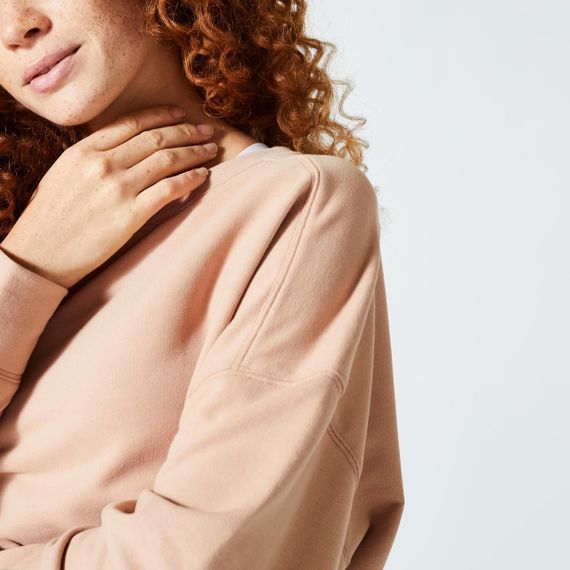 Світшот жіночий оверсайз бежевий - XS | Зображення 2