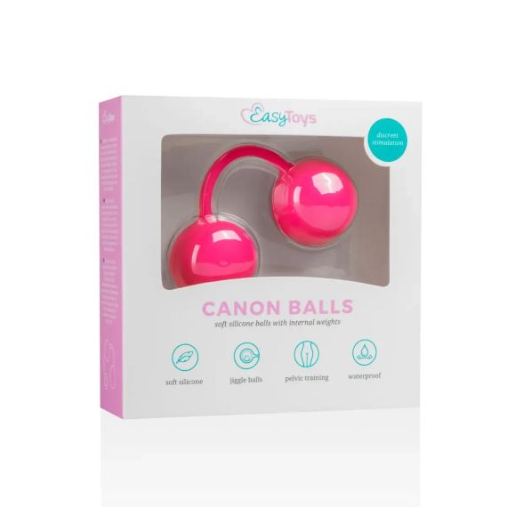 Вагінальні кульки зі зміщеним центром ваги Love Balls With Counterweight - Pink Sex Aura | Зображення 5