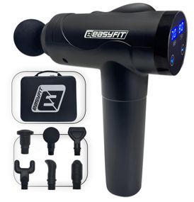 Перкусійний масажер для спини EasyFit Vibe 6 насадок, 30 режимів (EF-2072)