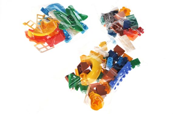 Конструктор FL1198 "Весела гірка" 99 дет. р.30x12x28 см YG Toys | Зображення 4