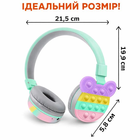 Наушники AKZ-K30 для детей и подростков беспроводные | Зображення 1