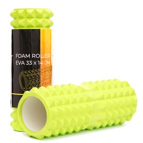 Масажний ролик Cornix EVA 33 x 14 см (валик, ролер) XR-0330 Green