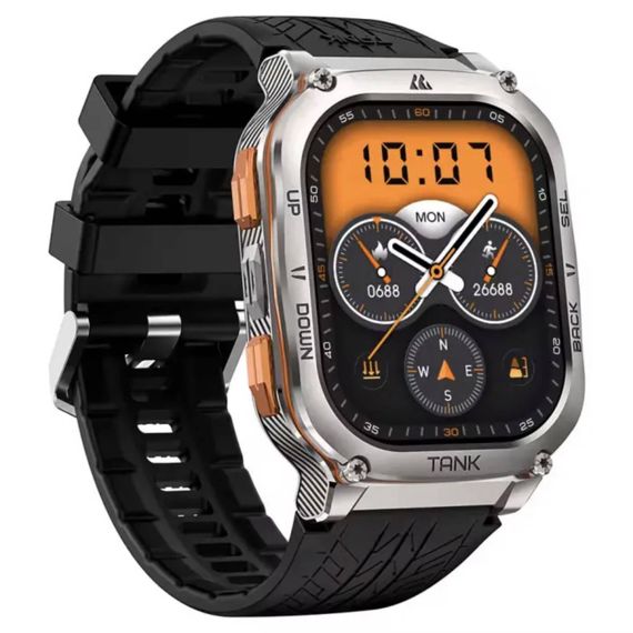 Смарт-годинник тактичний Kospet Tank M3 ULTRA Metal Silver (KTM0003UMS) | Зображення 3