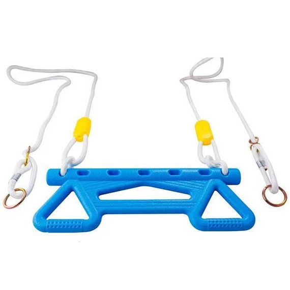 Детская подвесная качель голубая