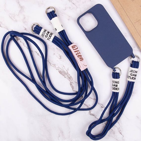 Чохол TPU two straps California для Apple iPhone 11 (6.1") Темно-синій / Midnight blue | Зображення 5