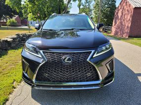 Передний бампер (дизайн F-Sport 2021) 2009-2012, с ОЭМ фарами для Lexus RX