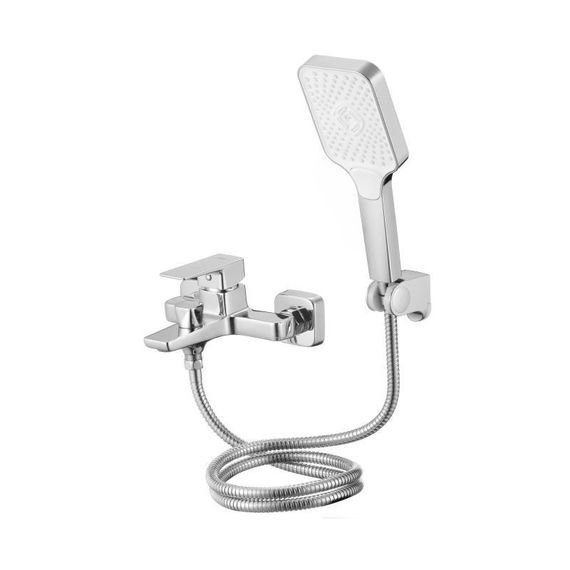 Смеситель латунный для ванны Lidz Orion 006 (c душевым гарнитуром) (k35) LDORI006CRM48093 Chrome | Зображення 2