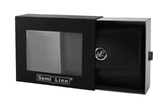 Гаманець жіночий шкіряний Semi Line RFID Black (P8274-0) (DAS303165) | Зображення 3