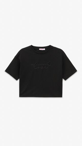 Костюм футболка+шорти для дівчинки Dinomin 2707 164 см Чорний shop (2000999523212) | Зображення 1
