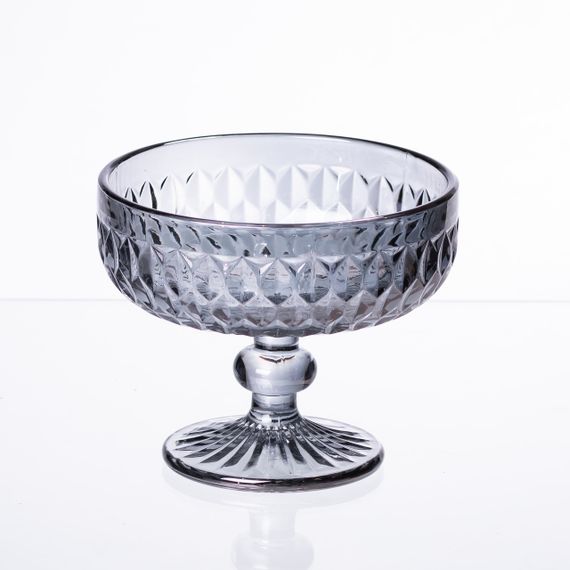 Набор креманок на ножке 6 шт 300 (мл) Серый HP-19-118 | Зображення 1