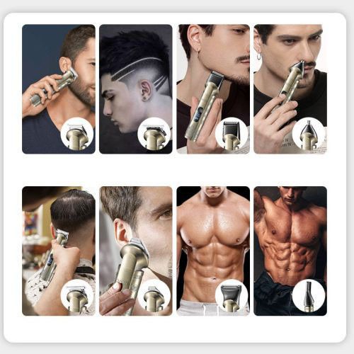 Чоловічий набір VGR V-110 8 в 1, Машинка для стрижки голови, Машинка для стрижки для дому | Зображення 6