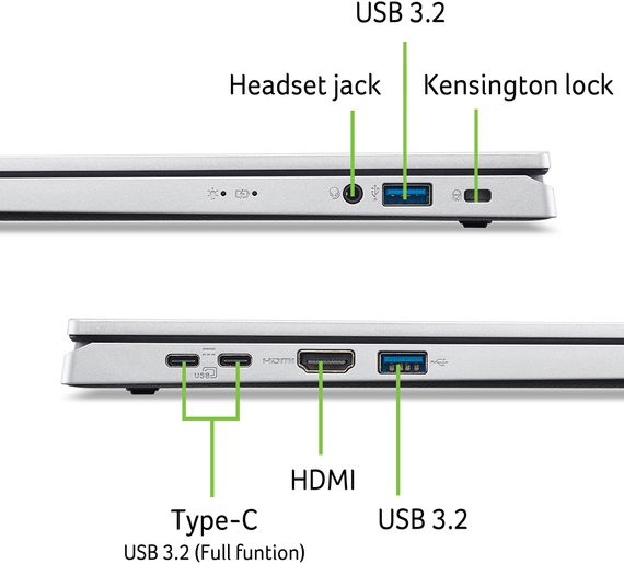 Ноутбук Acer Aspire Go AG15-32P 15.6&quot; FHD IPS NX.J8XEU.006 | Зображення 9