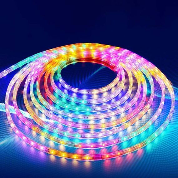 Світлодіодна RGB стрічка 10м, від мережі 220V, різнокольоровий, XPRO, BL-220V-144L-10M (47820-144L_471) | Зображення 2