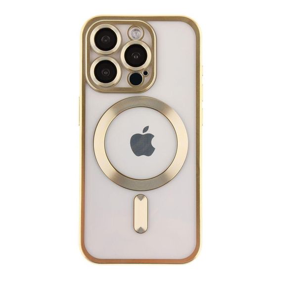 Чехол TPU Metallic Chrome з повним захистом камери with Magsafe для Iphone 13 Pro Цвет Titan | Зображення 3