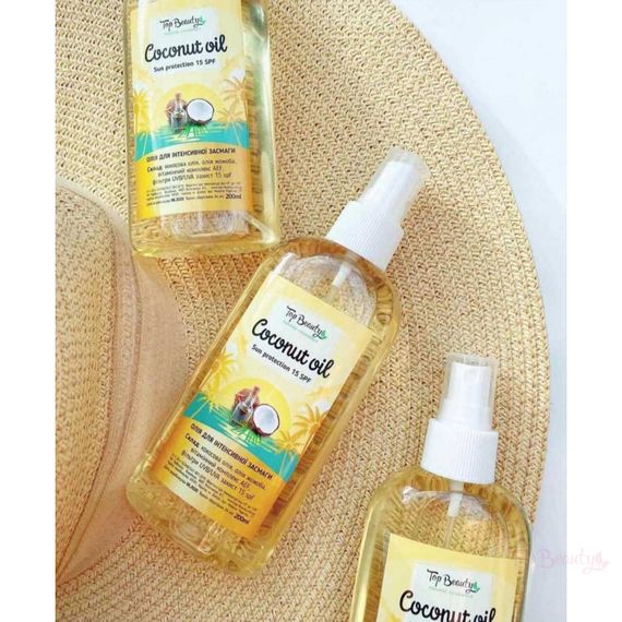 Олія для інтенсивної засмаги Top Beauty SPF 15 (200 ml) | Зображення 1