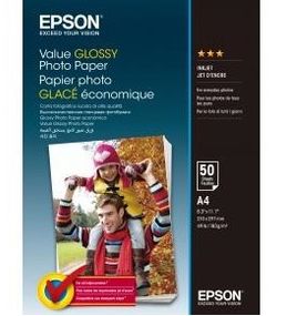 Бумага Epson A4 Value Glossy Photo Paper 50 л. (C13S400036)