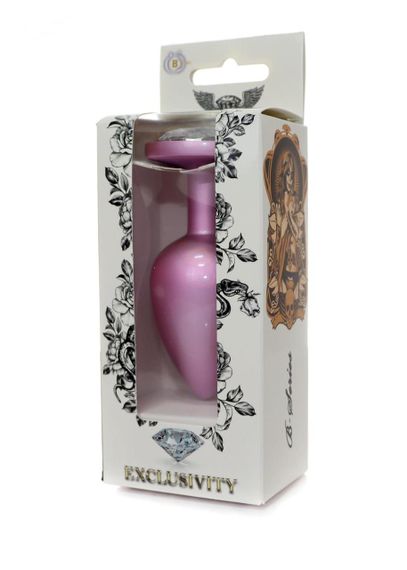 Анальна пробка - Jewellery Pearl Pink Plug Clear L Sex Aura | Зображення 6