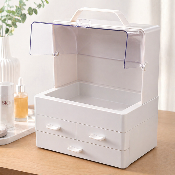Органайзер для косметики та парфумерії Cosmetic Box з шухлядами GW-880 | Зображення 3