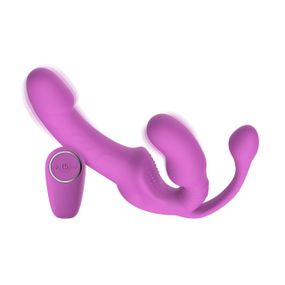 Безремневой страпон с анальной вставкой Teazers Strapless Strap-On with Anal Plug Sex Aura