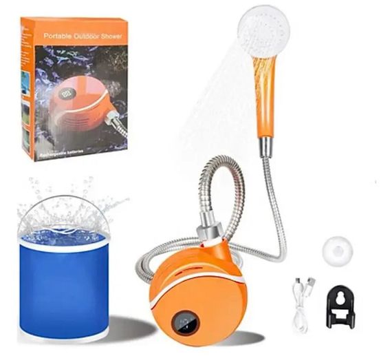 Портативний душ з акумулятором USB XPRO Portable Outdoor Shower (46322-_399) | Зображення 2