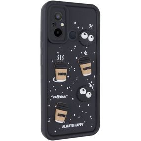 Чехол TPU Toys Case для Xiaomi Redmi 12C / Poco C55 Black / Always Happy