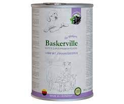 Вологий корм для собак Baskerville Super Premium Lamm Mit Johannisbeeren Ягня та смородина. 0.8 кг