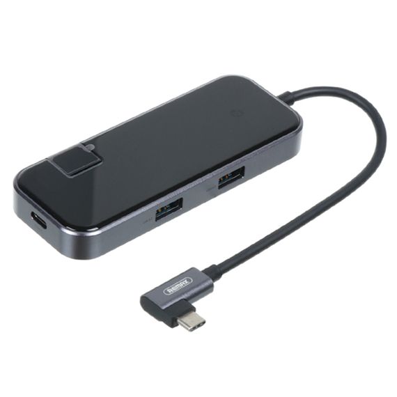 Концентратор USB REMAX RU-U88 Type-C 6в1 сірий (MAW-37497_1610) | Зображення 2