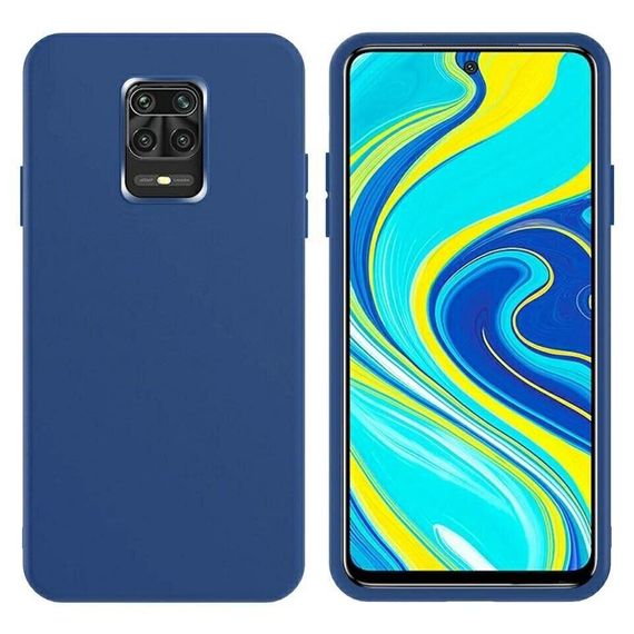 Чохол Candy Silicone для Xiaomi Redmi Note 9s / Note 9 Pro колір Бірюзовий | Зображення 1