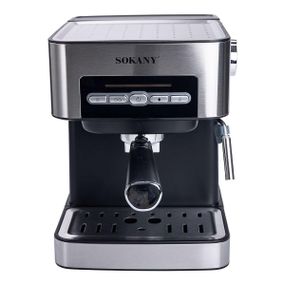 Кавоварка з трубкою для молока 1,6 л кавомашина для дому 850 Вт Sokany SK-6862