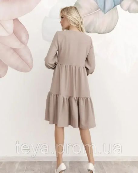 Плаття для жінок колір бежевий FI_000417 | Зображення 2