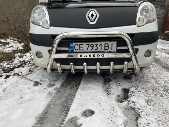 Кенгурятник WT003/004 (нерж.) без надписи, 51 мм для Renault Kangoo 2008-2020 гг | Зображення 9